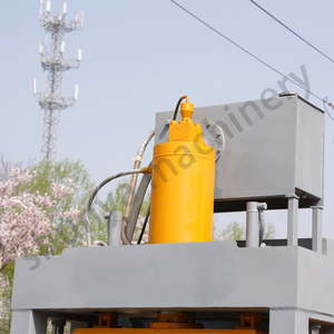 高生产SY7-10半自动液压粘土联锁砌块砖成型机 - Product Image 5