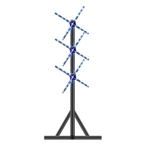 Ventilatore led ologramma 3d pubblicitario effetto 3d con visualizzazione programmabile