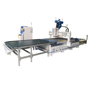 CA-1325 ATC CNC Router Wood Furniture Kitchen Cabinet Making Cnc Nesting Machine with <strong>Loading</strong> <strong>and</strong> <strong>Unloading</strong> <strong>Platform</strong>