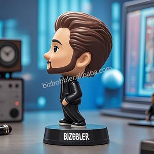 שרן מלאכה זמר ראש bobble יכול להיות מותאם אישית תמונה פוזות פריטים דקורטיביים