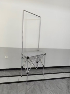 坚固的铝合金桌套装多种尺寸可用促销桌可折叠定制展示柜 - Product Image 2