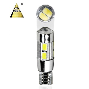 5630 10 SMD araba 5W5 LED ampul gümrükleme kama yan dönüş Singal ışık PVC PVC T10 LED Canbus hiçbir hata 12V 6000K süper parlak beyaz - Product Image 3