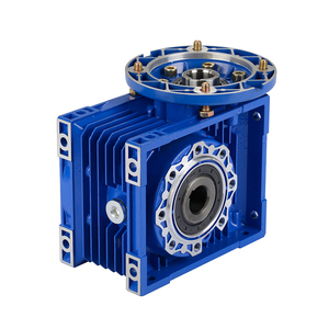 Worm Gearbox <strong>Reducer</strong> NMRV50 Series Model With 30 Ratio <strong>Powerful</strong> Worm Gearbox With Hollow <strong>Shaft</strong> Out
