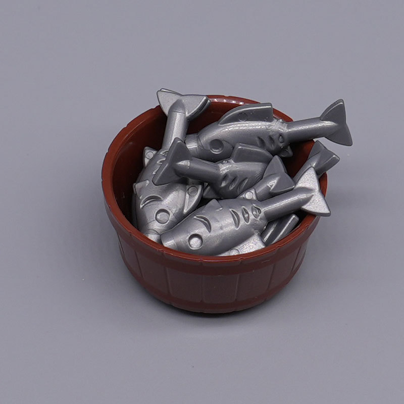 Ensemble de fruits de mer Silver Fish avec bol (8 pièces)