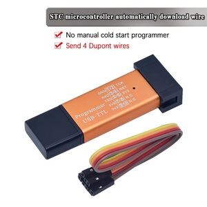 MCU STC 51 Microcontroller Downloader Auto Programmer / 3.3V 5V Universal / Dual Voltage USB to TTL DownLoad Cable - Product Image 1