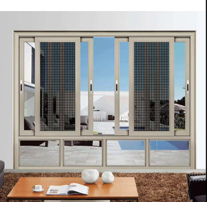 Modern Design Heat Insulation Double Glazed Aluminium Polycarbonate Sliding <strong>Windows</strong> - Product Image 3