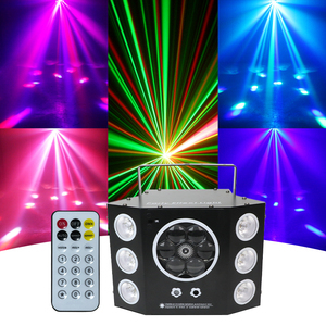YSH 100W UV-Laserlichter DJ Stage Bee Eye Strobe Disco Strahl muster Remote DMX-Steuerung für Hochzeiten Bars Kirchen Disco Shows
