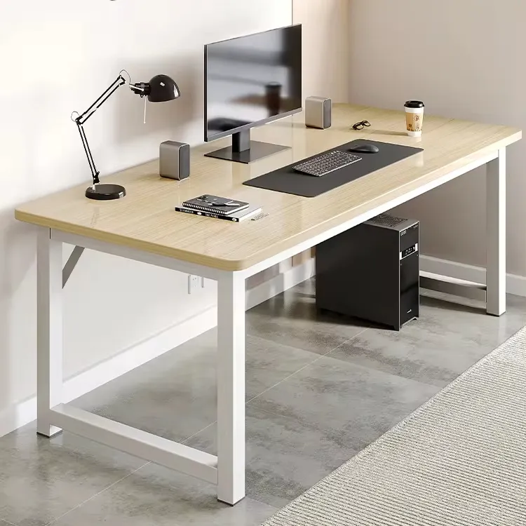 Mesa de escritório moderna para escritório doméstico, mesas de computador para sala de estudo, equipamento de escritório, mesas de escritório