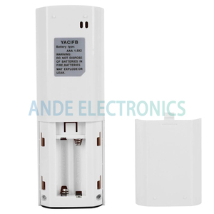 YACIFB uzaktan kumanda yeşil ELECTROLUX evrensel klima YAC1FB - Product Image 6