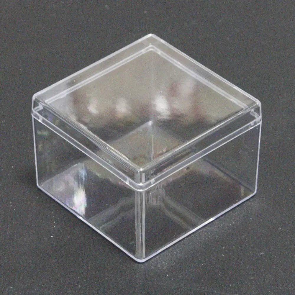 7x7x5cm Acryl Paket Box Kunststoff Klar Cut Kamm Honig Container