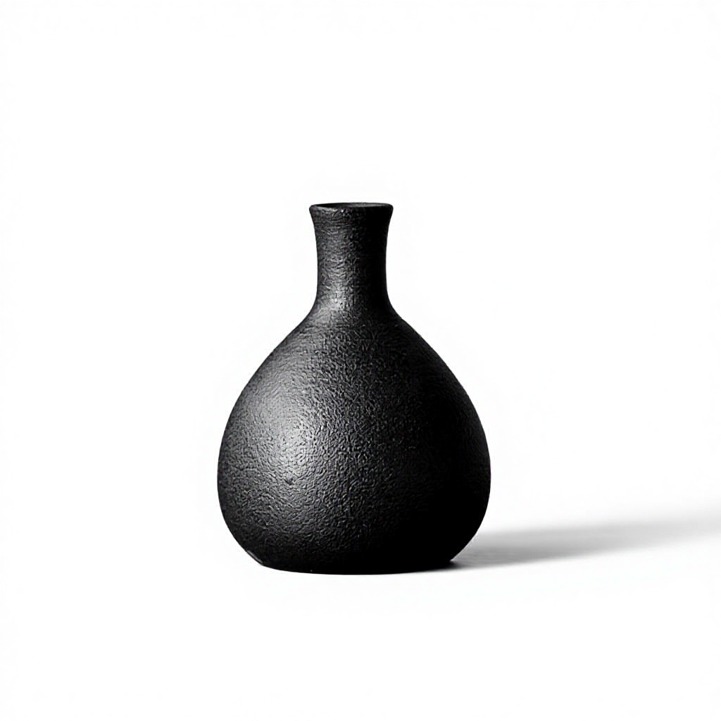 Black Small vase C