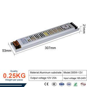 High Power <strong>LED</strong> Light Strip Transformer 220V to 12V/24V Switching Power Supply <strong>LED</strong> Driver - Product Image 3