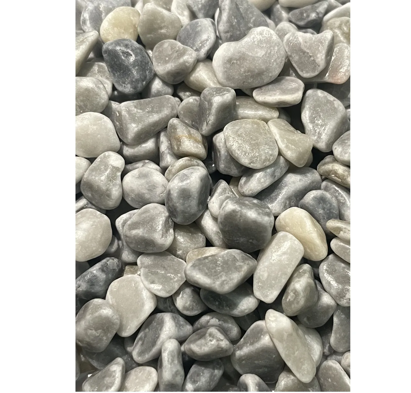 Vietnam Naturel Gris Clair Cailloux Pierre Coloré Galet Lavage Pierre Et Gravier Pavés Pour Jardin Matériau Durable