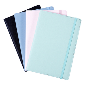 Wholesale <strong>Custom</strong> A5 B6 with <strong>Elastic</strong> <strong>Strap</strong> Pu Office <strong>Notebook</strong> Diary Notepad Note Book PU Leather <strong>Notebook</strong> - Product Image 1