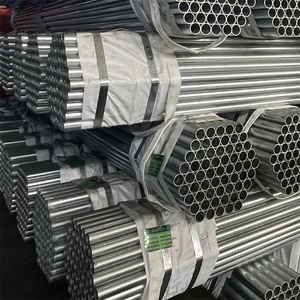 Tubo De Aço Carbono Fabricante <span class=keywords><strong>EN39</strong></span> <span class=keywords><strong>BS1139</strong></span> S235 48MM Round Carbon GI Pipe Galvanizado Andaimes Tubo Preço
