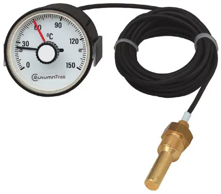 Termometer ekspansi, termostat & pengontrol suhu dengan saklar mikro digunakan untuk industri pendinginan