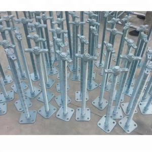 环锁脚手架施工工具系统中的预镀锌钢螺杆空心实心底座和U形头千斤顶和蝶形螺母 - Product Image 4