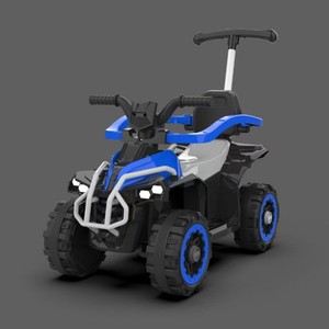 新しいデザインキッズスライディングカー<span class=keywords><strong>6V</strong></span>バッテリー電源キッズライドオンおもちゃ3 in 1ハンドル付きサンシェード付き