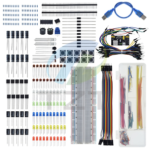 830 teile/schachtel DIY Projekt Starter Kit Für Arduino UNO R3 Kit Elektronisches DIY Kit Elektronisches Bauteil Set Mit Binde punkten Steck brett