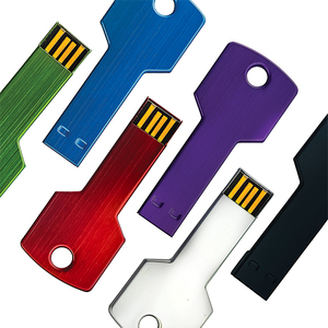 激光金属钥匙形状usb 16mb usb pendrive pendrive带钥匙扣小工具通用闪存盘 - Product Image 2