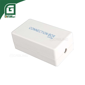 Caja de conexión UTP/FTP de montaje en superficie GETEKnet Cat5e Junction AP Network Box para aplicaciones de telecomunicaciones sin blindaje