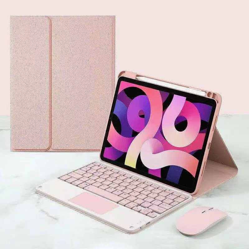 Popular Wireless Keyboard Case for Ipad Pro 11/Pro 10.5/Air 4 3 2 with Pencil Holder Stand Magic Smart Touchpad Keyboard Cover