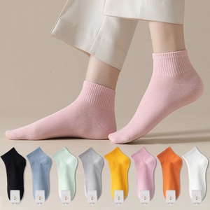 卸売女性アンクルローカットショートソックスコットン格安夏春靴下
