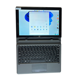 Precio de fábrica 2 en 1 Win Pad Pantalla táctil de 10 pulgadas 16Gb Ram Procesador Intel Windows tablette Laptop con teclado desmontable W101