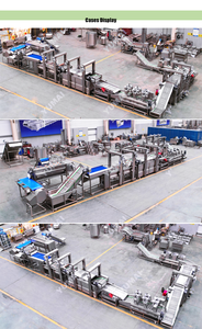 Fully <strong>Automatic</strong> Fried Potatoes Chips Production Line Turkey 1 Ton/Hour Fully <strong>Automatic</strong> Frozen French Fries Making Machine - Product Image 2