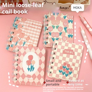 2025 mới XS phim hoạt hình Ins hoa loạt cuộn dây máy tính xách tay sinh viên văn phòng phẩm bán buôn mini-xách tay A7 máy tính xách tay nhỏ - Product Image 4