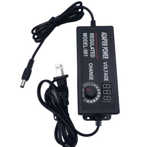 Adjustable 9-24V 3A PC Power <strong>Adapter</strong> <strong>Digital</strong> Display 12W US Speed Control Dimming LED Light Pump Motor 9V 5V <strong>Output</strong> Options - Product Image 4