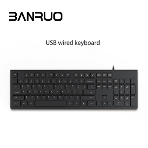 Teclado con diseño personalizado de España, Rusia, alemán, coreano, EE. UU., 104 teclas, ergonómico, barato, teclado con cable, teclado óptico USB para ordenador - Product Image 2