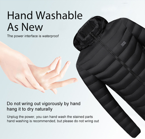 Freely <strong>Selected</strong> Heating Area Winter <strong>Coat</strong> Heating Jacket Electric Warm Jacket 3 File Temperature Controller Men Heated Jacket - Product Image 6