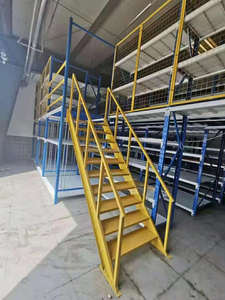CE/ISO Großformat iges Paletten reifen regal Mehr schicht iges Mezzanine-Dachboden regals ystem - Product Image 5