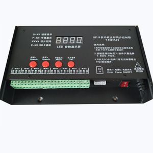 Tam renkli modül renkli T-8000AC mühendislik animasyon metni için ışık şeridi programlanabilir LED renkli Sd kart denetleyicisi - Product Image 4