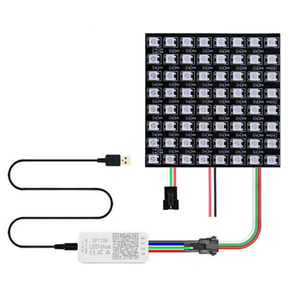 DC5V WS2812B 5050 RGB SMD flessibile 8x8 16x16 8x32 Luces Pixel Panel Matrix Screen WS2812 modulo Led IC indirizzabile individualmente