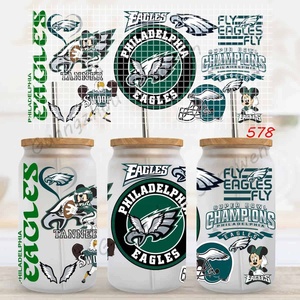 Tùy chỉnh <span class=keywords><strong>NFL</strong></span> UV dtf cup bọc chuyển 16oz vinyl chống trầy xước thiết kế nhiều hơn <span class=keywords><strong>NFL</strong></span> bóng đá cup bọc chuyển dán không thấm nước - Product Image 6