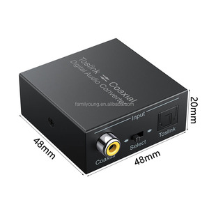 Bi-Directional Coaxial to <strong>Optical</strong> Converter <strong>Optical</strong> SPDIF Toslink to <strong>Digital</strong> RCA Coaxial Audio Converter - Product Image 3