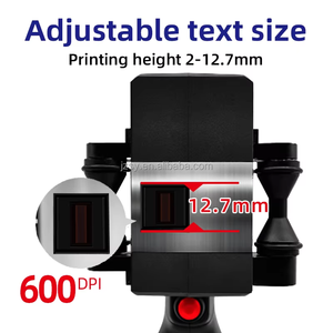 Handheld Inkjet <strong>Printer</strong> Laser <strong>Coder</strong> Expiry <strong>Date</strong> <strong>Date</strong> Logo Batch Code Coding Machine Portable <strong>Printer</strong> Black 12.7/25.4mm <strong>Ink</strong> - Product Image 5