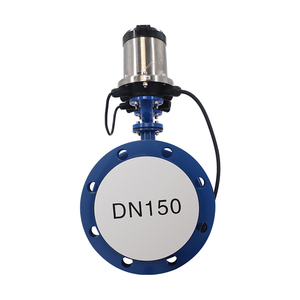 Nueva Salida de pulso DN150 Sensor de medidor de agua Pantalla inteligente Medidor de flujo electromagnético alimentado por batería