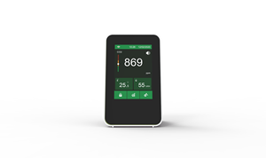 Monitor de calidad del aire Wifi con registrador de datos, Monitor CO2 PM 2,5, PM 1,0. PM10, humedad, temperatura interior AQI App controlada - Product Image 3
