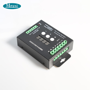 12-24V DC 16A DMX512 драйвер диммер 4 каналов DMX PWM Декодер для RGB и RGBW светодиодное освещение - Product Image 1