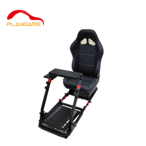 サポートOEM3スクリーンドライビングレーシングシミュレーター3ペダルカーシミュレーターPCゲームドライビングシミュレーター - Product Image 4