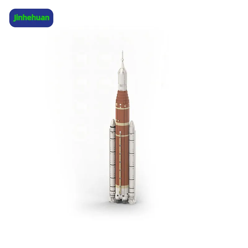 Moc большой размер стартовой ракеты Artemis строительные блоки 1 Несущая Система космический корабль игрушки для детей Подарки
