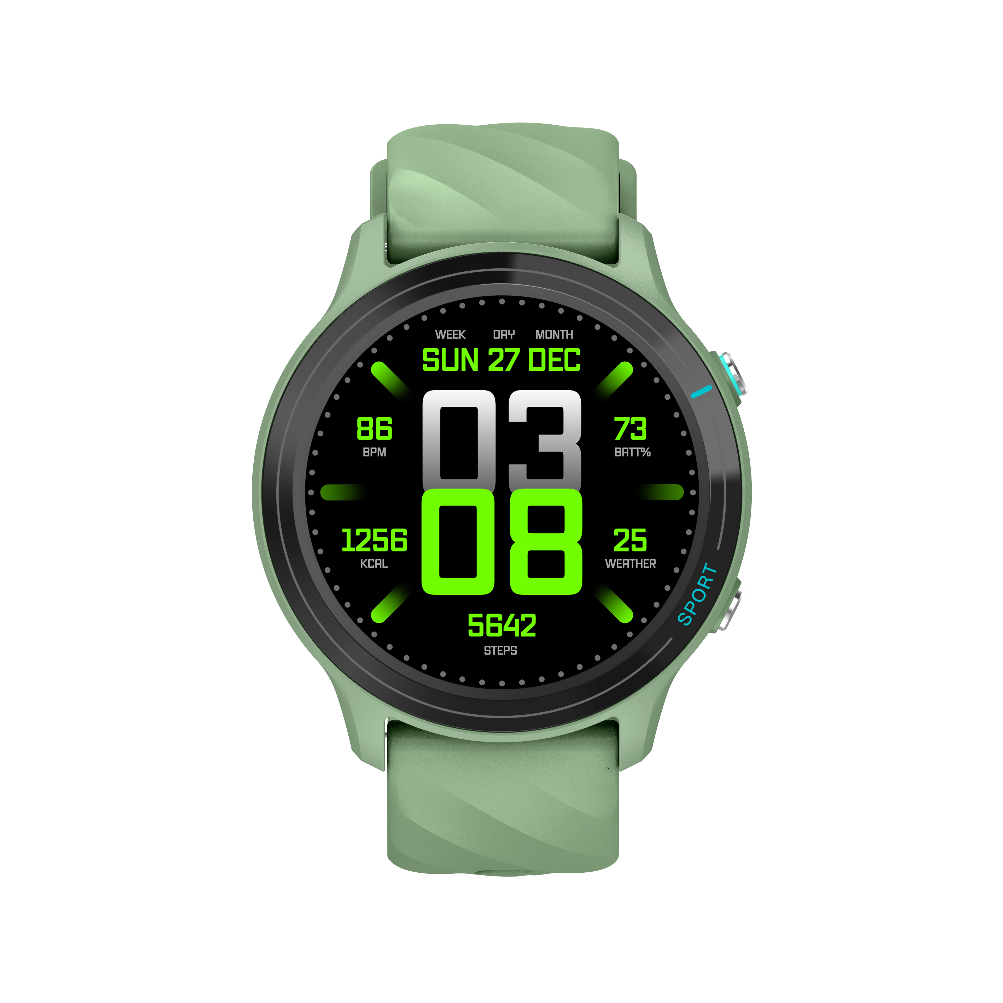 สีเขียว