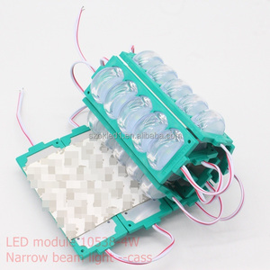 Green Car Side Lights, SMD <strong>Led</strong> Injection Module Len Narrow Beam <strong>12v</strong> 5leds <strong>4W</strong> 10538, Linear <strong>Led</strong> Module - Product Image 5