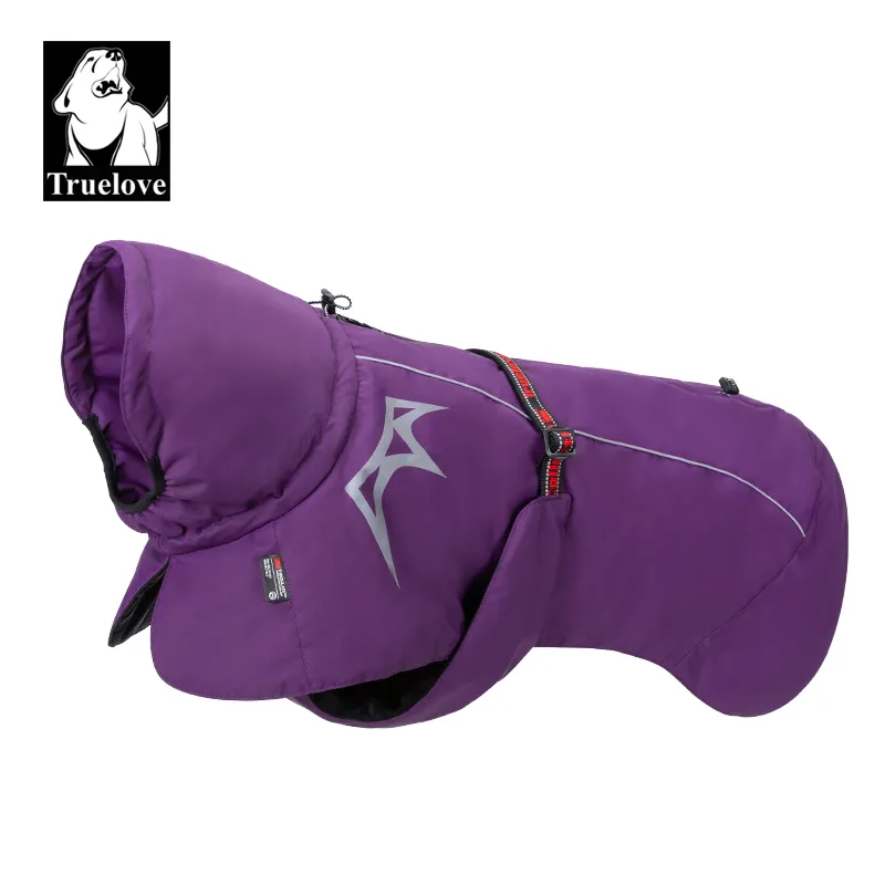 Truelove Mantel Anjing Peliharaan Hangat, Berkualitas untuk Digunakan Di Musim Dingin, Mewah, Sangat Reflektif, Tahan Air, Pakaian Hewan Peliharaan, Jaket Anjing