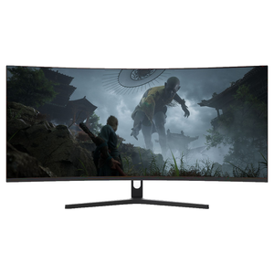 34インチゲーミングLCDモニターQHD165HZ240HZデスクトップコンピューターディスプレイRGBバックライト曲面スクリーンモニター - Product Image 1