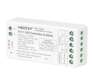 FUT035Z+ 2 in 1 <strong>LED</strong> Controller Zigbee 3.0 2.4G Brightness and Color Temperature Adjustable 2 Output Mode