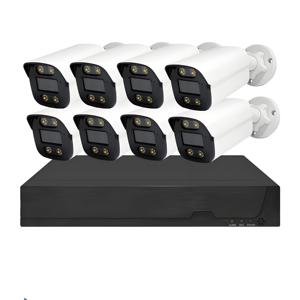 8MP POE Cctv Security <strong>Camera</strong> System <strong>with</strong> 8CH 4K <strong>IP</strong> Bullet <strong>Camera</strong> <strong>ONVIF</strong> NVR Kit for Outdoor - Product Image 1